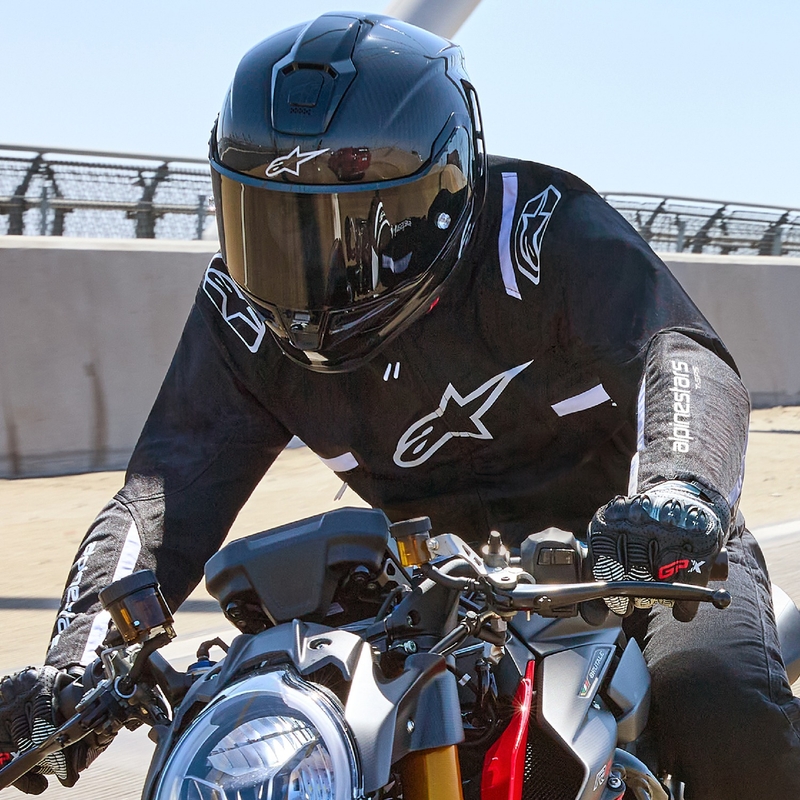 Alpinestars T-SPS 2 Vodootporna motociklistička jakna crno-bijela
