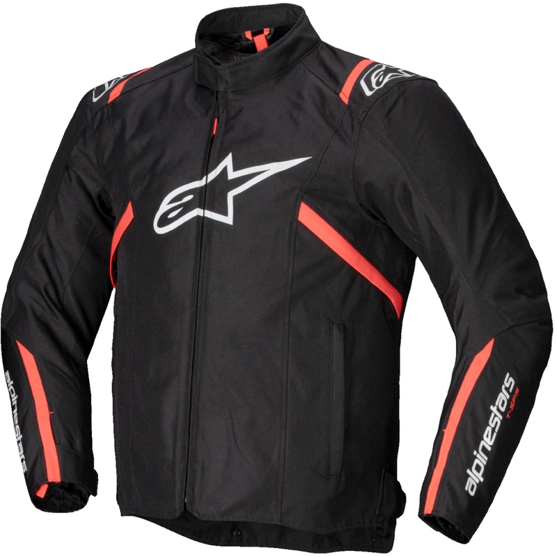 Alpinestars T-SPS 2 Vodootporna motociklistička jakna crno-bijelo-fluo crvena