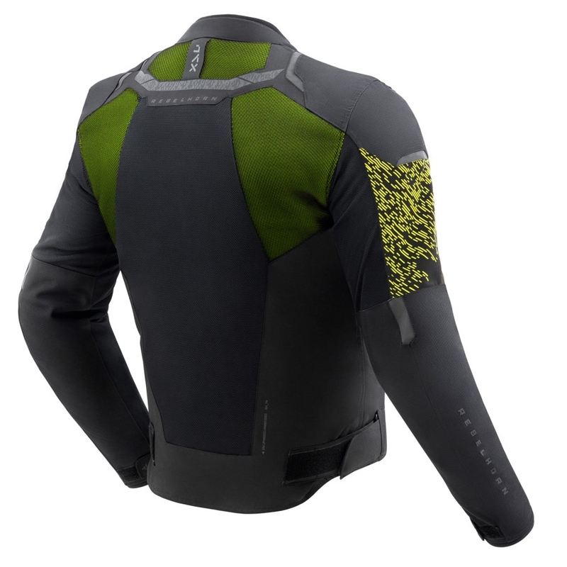 Rebelhorn Jax motoristička jakna crno-fluo žuta