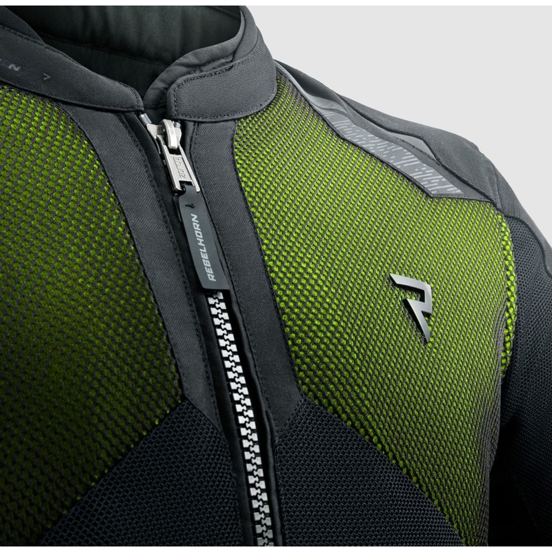 Rebelhorn Jax motoristička jakna crno-fluo žuta