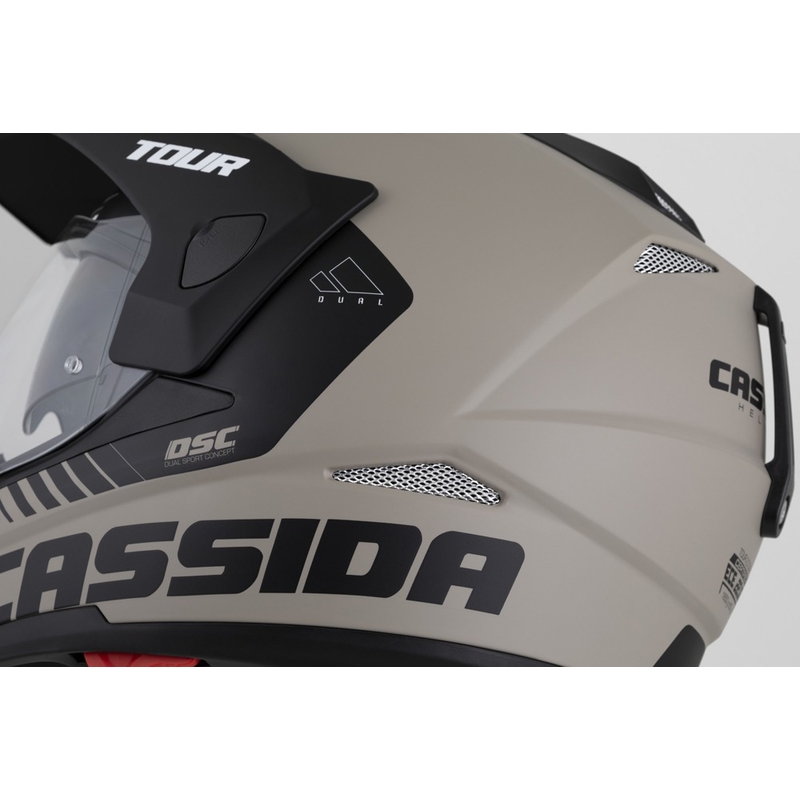 Enduro kaciga Cassida Tour 2.0 Dual mat pješčano-crna