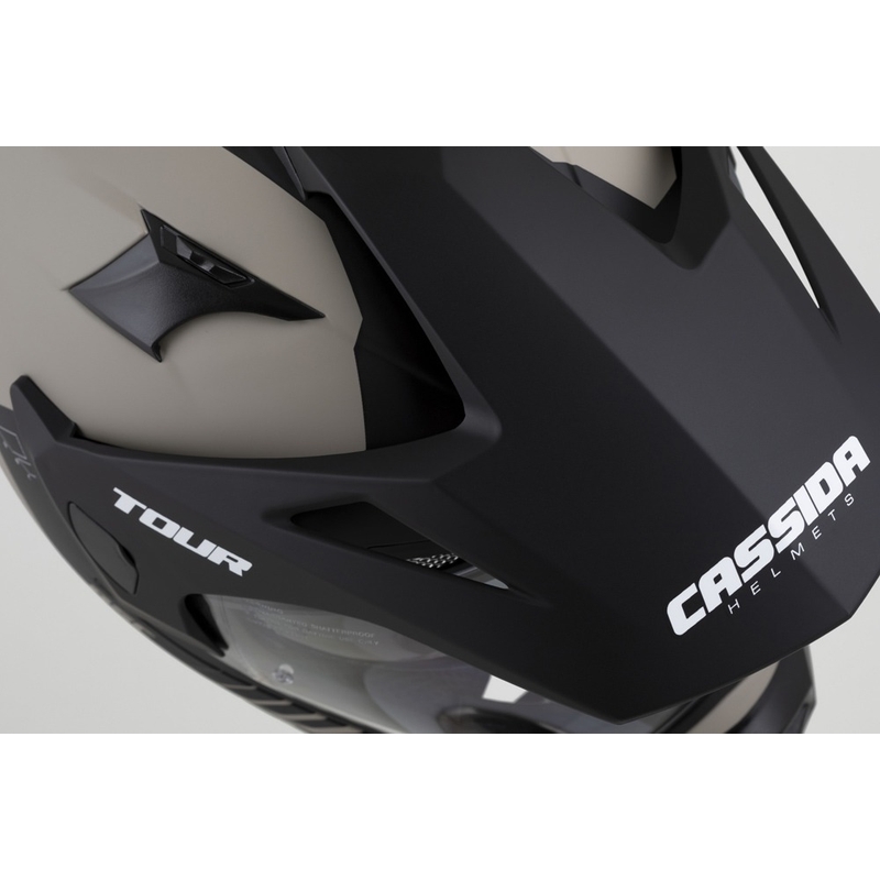 Enduro kaciga Cassida Tour 2.0 Dual mat pješčano-crna