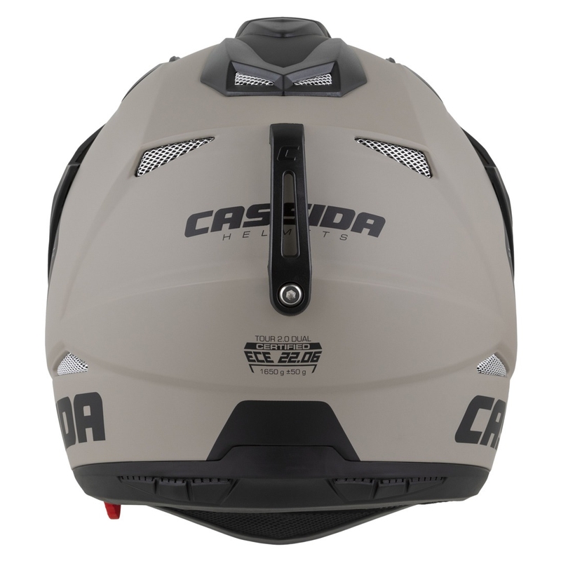 Enduro kaciga Cassida Tour 2.0 Dual mat pješčano-crna