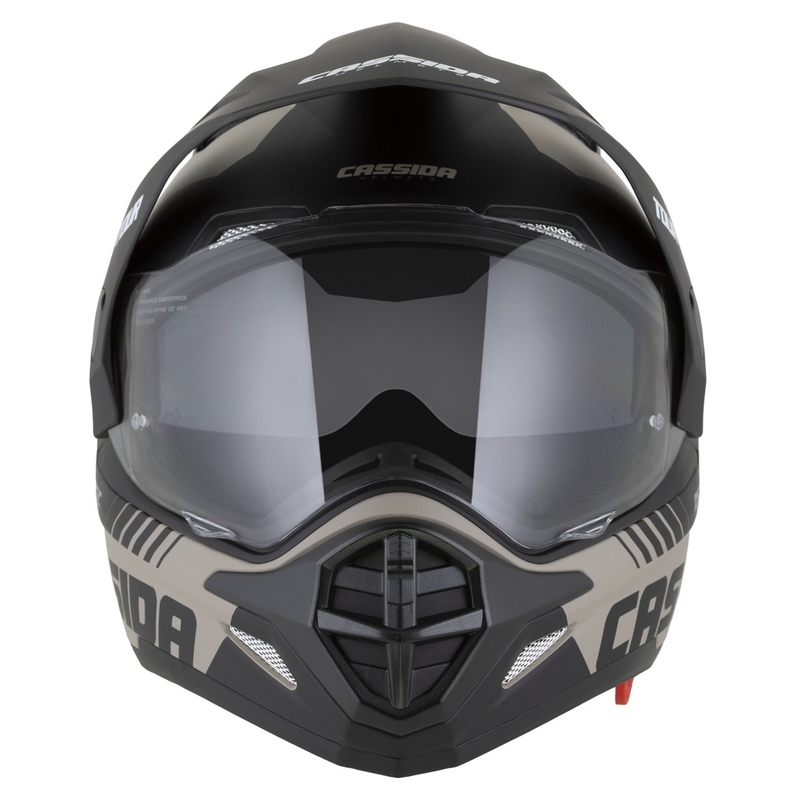 Enduro kaciga Cassida Tour 2.0 Dual mat pješčano-crna