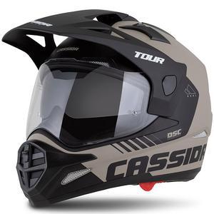 Enduro kaciga Cassida Tour 2.0 Dual mat pješčano-crna