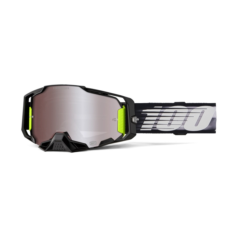 Naočale za motocross 100% ARMEGA Lightspeed sa srebrnim HIPER pleksiglasom