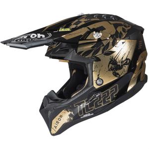 Motocross kaciga Airoh Aviator 3.0 &quot;TC 222 THE LEGEND&quot; crno-zlatna