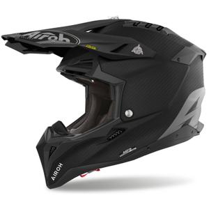 Motocross kaciga Airoh Aviator 3.0 Carbon mat crna