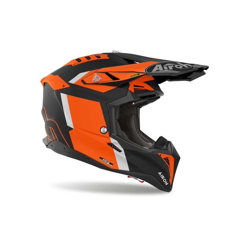 Motocross kaciga Airoh Aviator 3 Glory narančasta mat