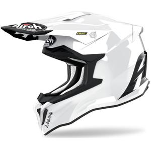 Motocross kaciga Airoh Strycker Boja bijela sjajna rasprodaja