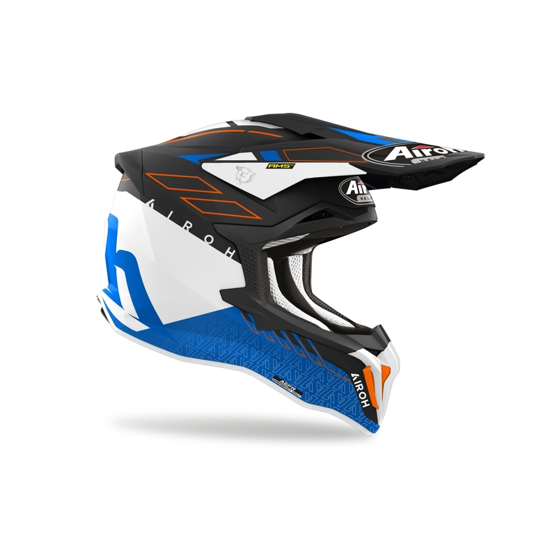 Motocross kaciga Airoh Strycker Skin plava mat rasprodaja