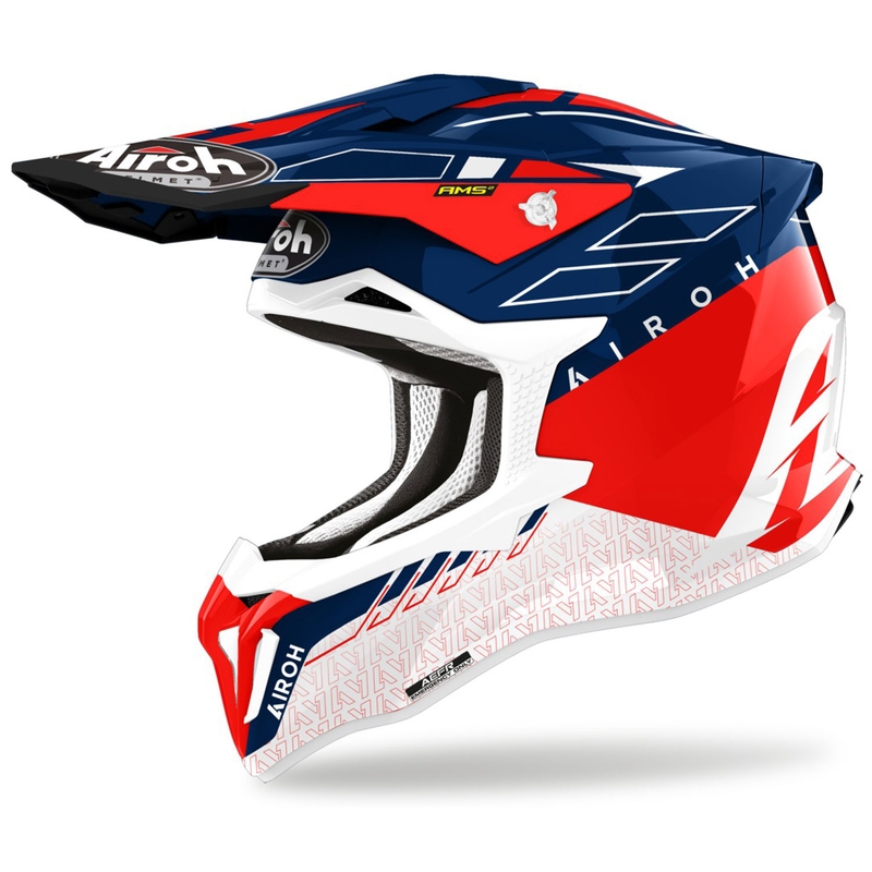 Motocross kaciga Airoh Strycker Skin crvena rasprodaja