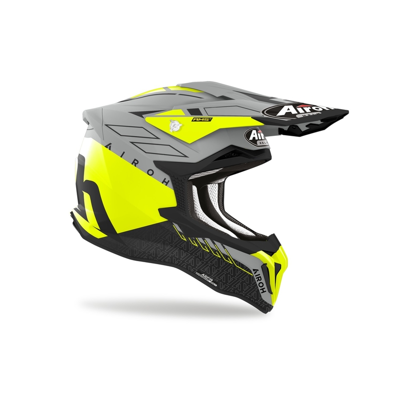 Motocross kaciga Airoh Strycker Skin yellow mat rasprodaja