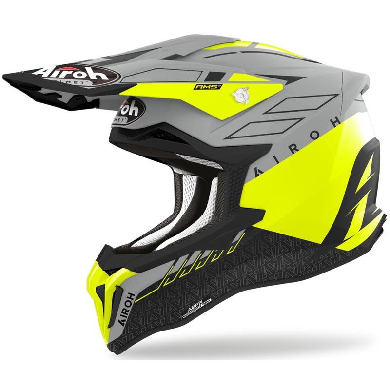 Motocross kaciga Airoh Strycker Skin yellow mat rasprodaja