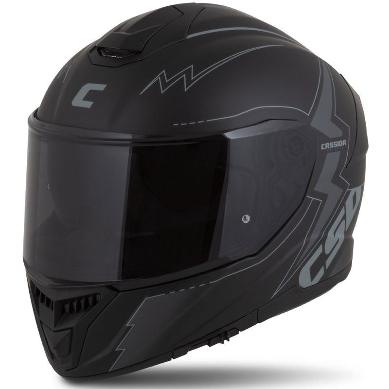 Integralna moto kaciga Cassida Integral GT 2.1 Flash crno-siva