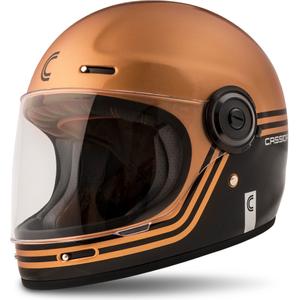 Cassida Fiber Super Hooligan integralna motociklistička kaciga crno-bakrena rasprodaja