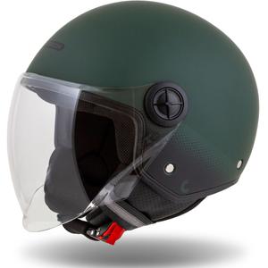 Otvorena motociklistička kaciga Cassida Handy zeleno-crna