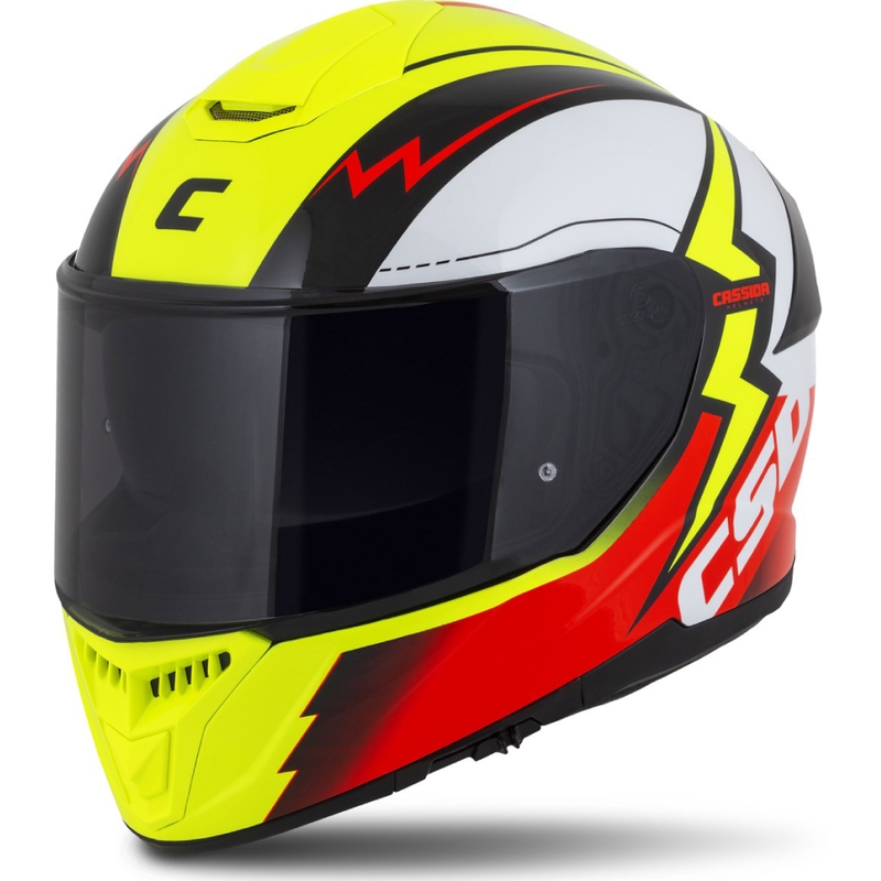 Integralna motociklistička kaciga Cassida Integral GT 2.1 Flash fluo žuto-crveno-crno-bijela