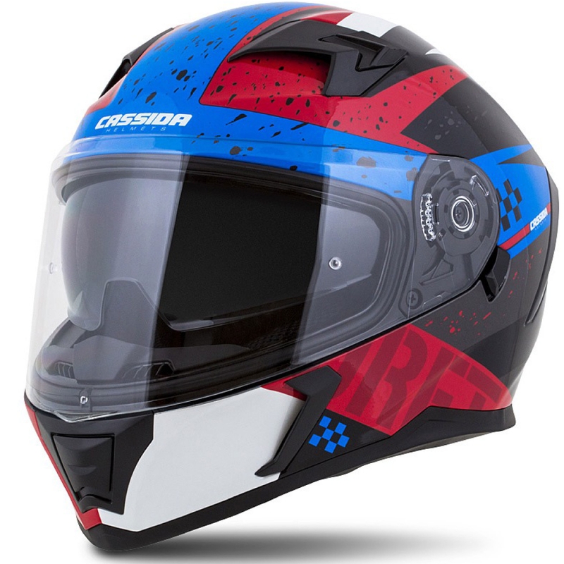 Integralna motociklistička kaciga Cassida Integral 3.0 DRFT crveno-biserno plava