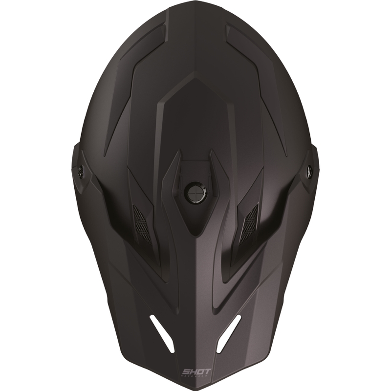 Enduro kaciga Shot Trek Max Vision Solid mat crna