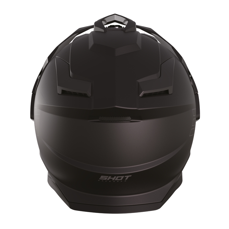 Enduro kaciga Shot Trek Max Vision Solid mat crna