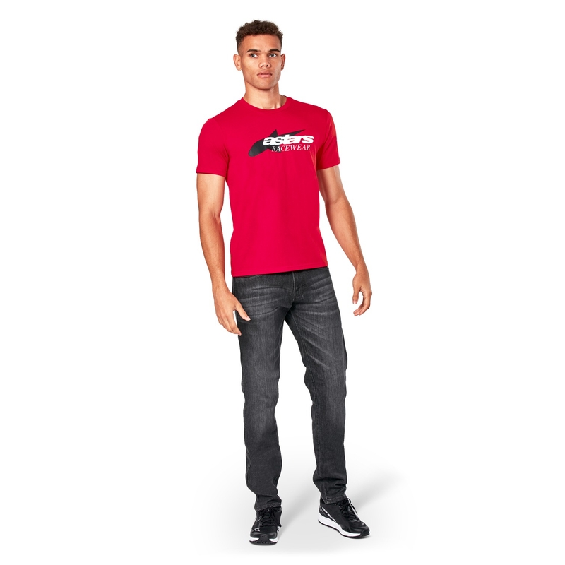 Majica kratkih rukava Alpinestars Profile CSF crvena