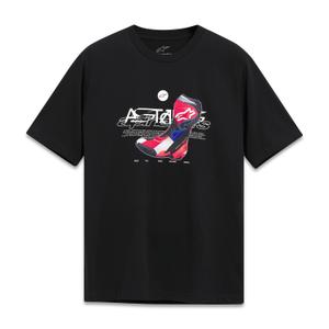 Alpinestars R Boot CSF majica kratkih rukava crna