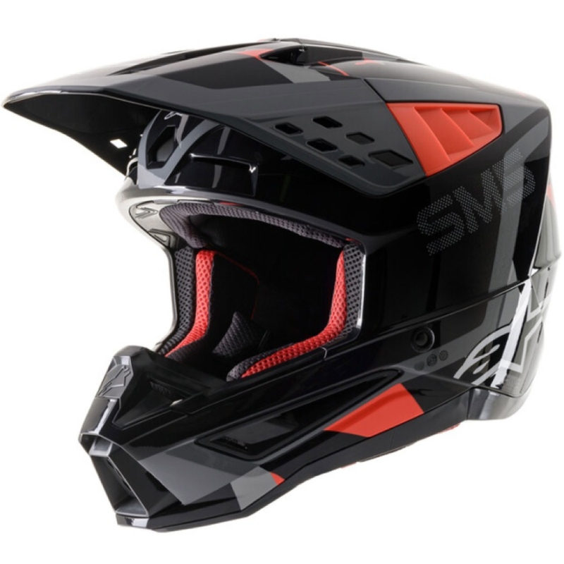 Motocross kaciga Alpinestars S-M5 Rover antracit-fluo crvena-kamuflažna siva