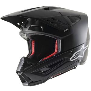 Alpinestars S-M5 čvrsta motocross kaciga mat crna