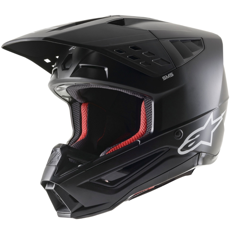 Alpinestars S-M5 čvrsta motocross kaciga mat crna