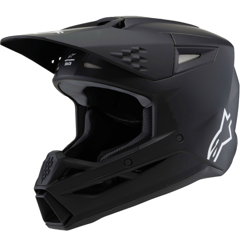 Alpinestars S-M3 Solid dječja motokros kaciga mat crna