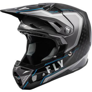 Motocross kaciga FLY Racing Formula Axon crno-sivo-plava