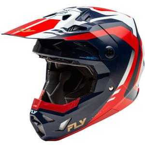 Motocross kaciga FLY Racing Formula CP crveno-bijelo-plava