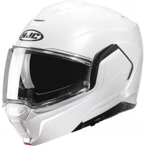 Motociklistička kaciga na preklop HJC I100 Jednobojna biserno bijela