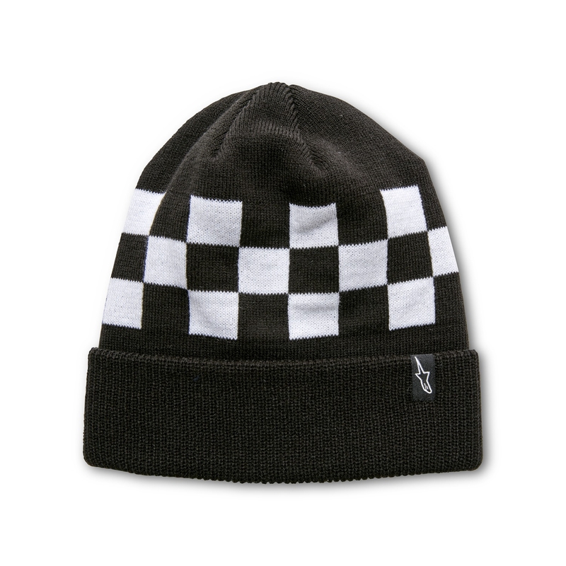 Alpinestars Checked Beanie crno-bijela