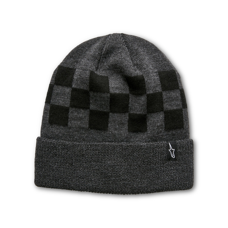 Alpinestars Checked Beanie sivo-crna