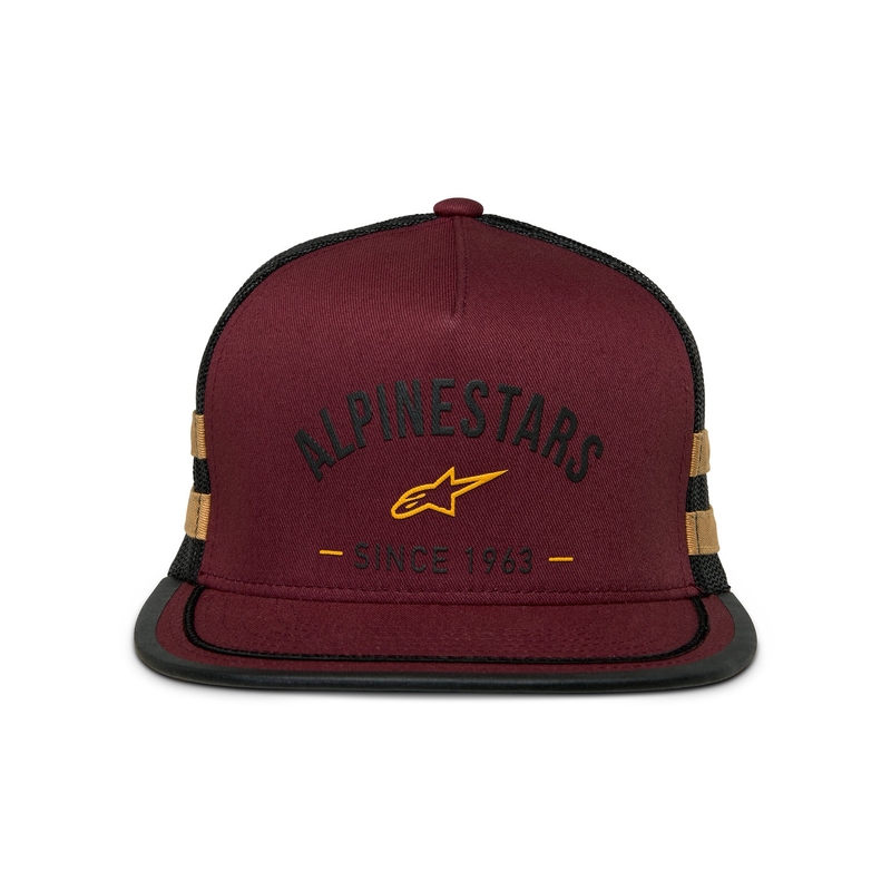 Alpinestars Backline Trucker Cap crveno-crno-zlatno