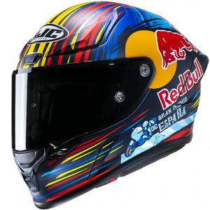 Motociklistička kaciga s punim licem HJC RPHA 1 Redbull Jerez GP MC21SF crveno-žuto-plava