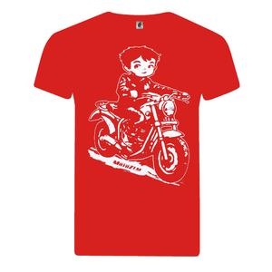 Dječja majica za dječake MotoZem Biker crvena