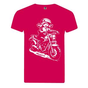 MotoZem majica za djevojčice - Biker pink
