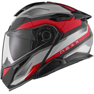 Motociklistička kaciga na preklop Nexx X.Lifetour PRO Mile bijelo-crvena
