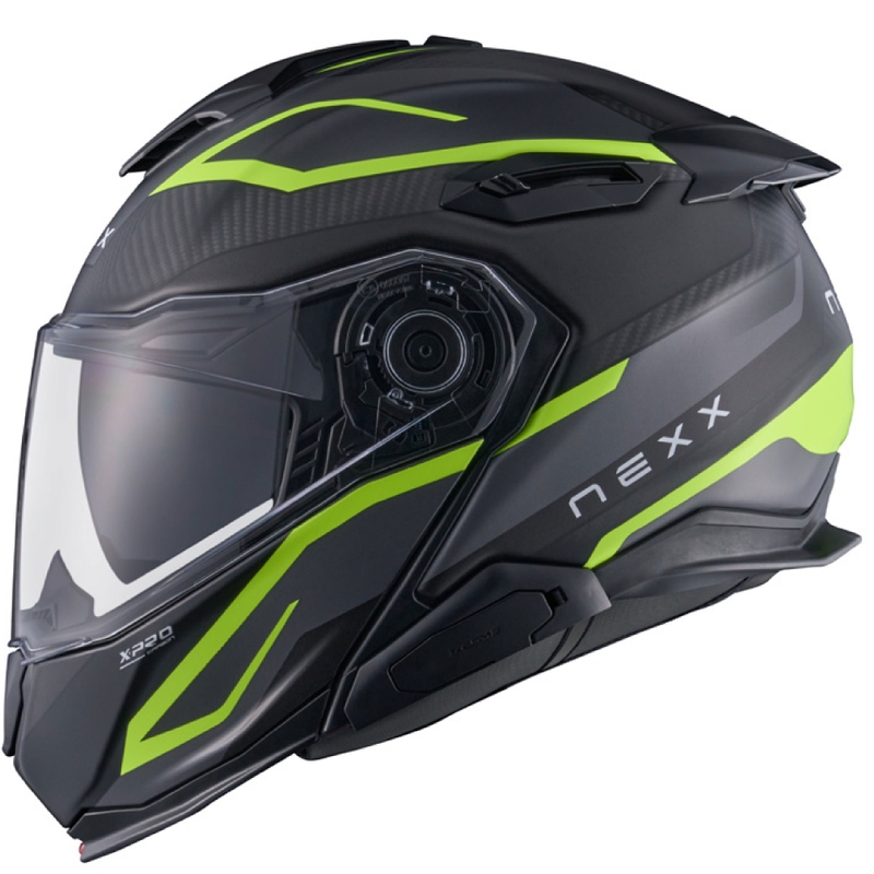 Motociklistička kaciga na preklop Nexx X.Lifetour PRO Mile mat sivo-fluo žuta rasprodaja