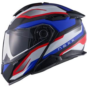 Motociklistička kaciga na preklop Nexx X.Lifetour PRO Mile mat plavo-crvena