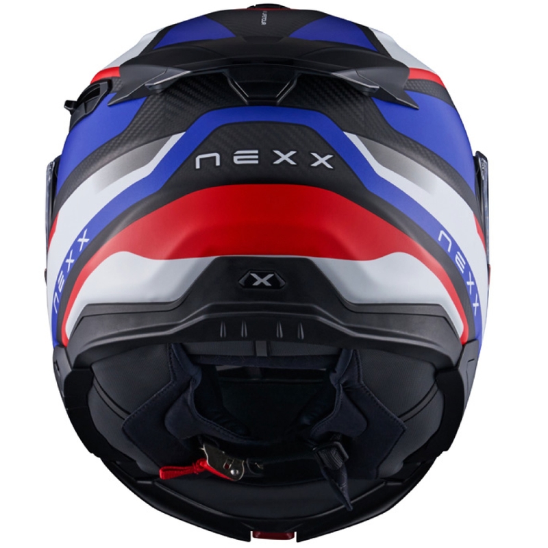 Motociklistička kaciga na preklop Nexx X.Lifetour PRO Mile mat plavo-crvena rasprodaja