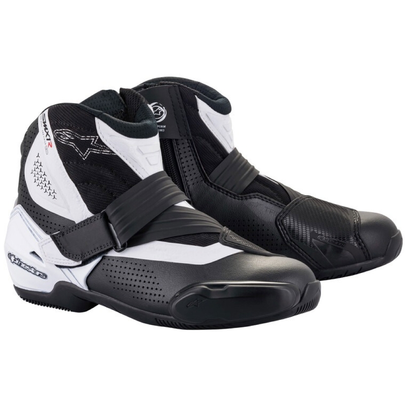 Alpinestars SMX-1 R Vented motorističke čizme crno-bijele