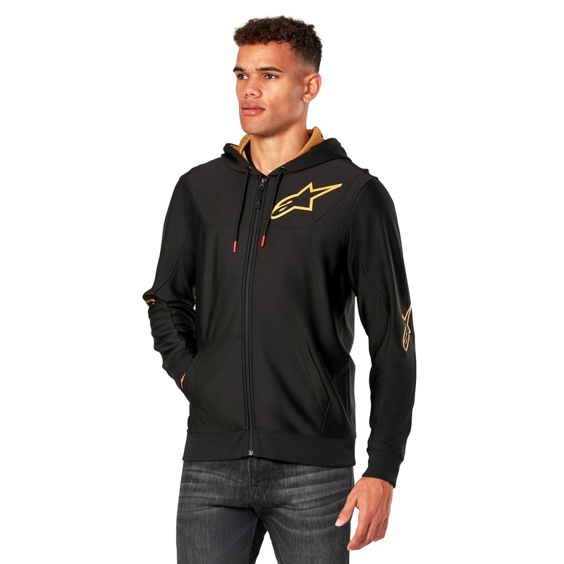 Alpinestars Sessions 3 Hoodie crno-zlatna