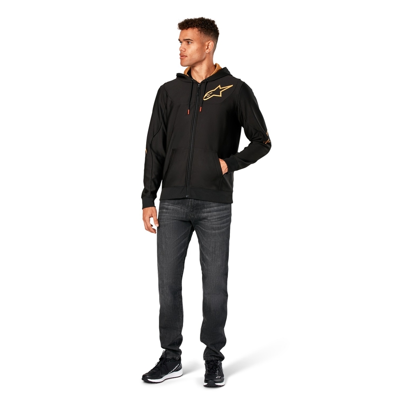 Alpinestars Sessions 3 Hoodie crno-zlatna