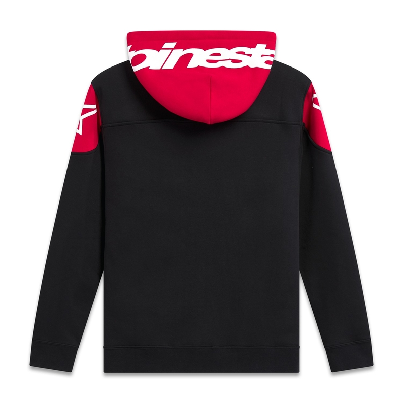 Alpinestars Velocity Hoodie crno-crvena