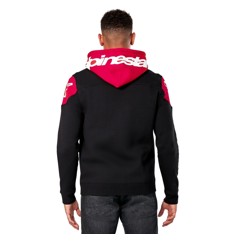 Alpinestars Velocity Hoodie crno-crvena