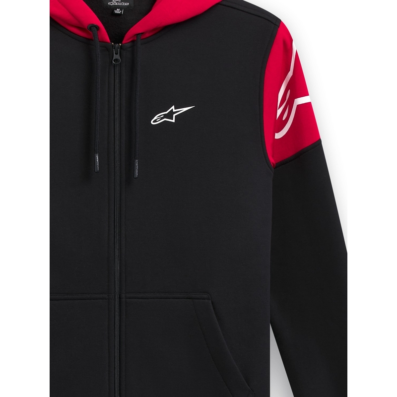 Alpinestars Velocity Hoodie crno-crvena